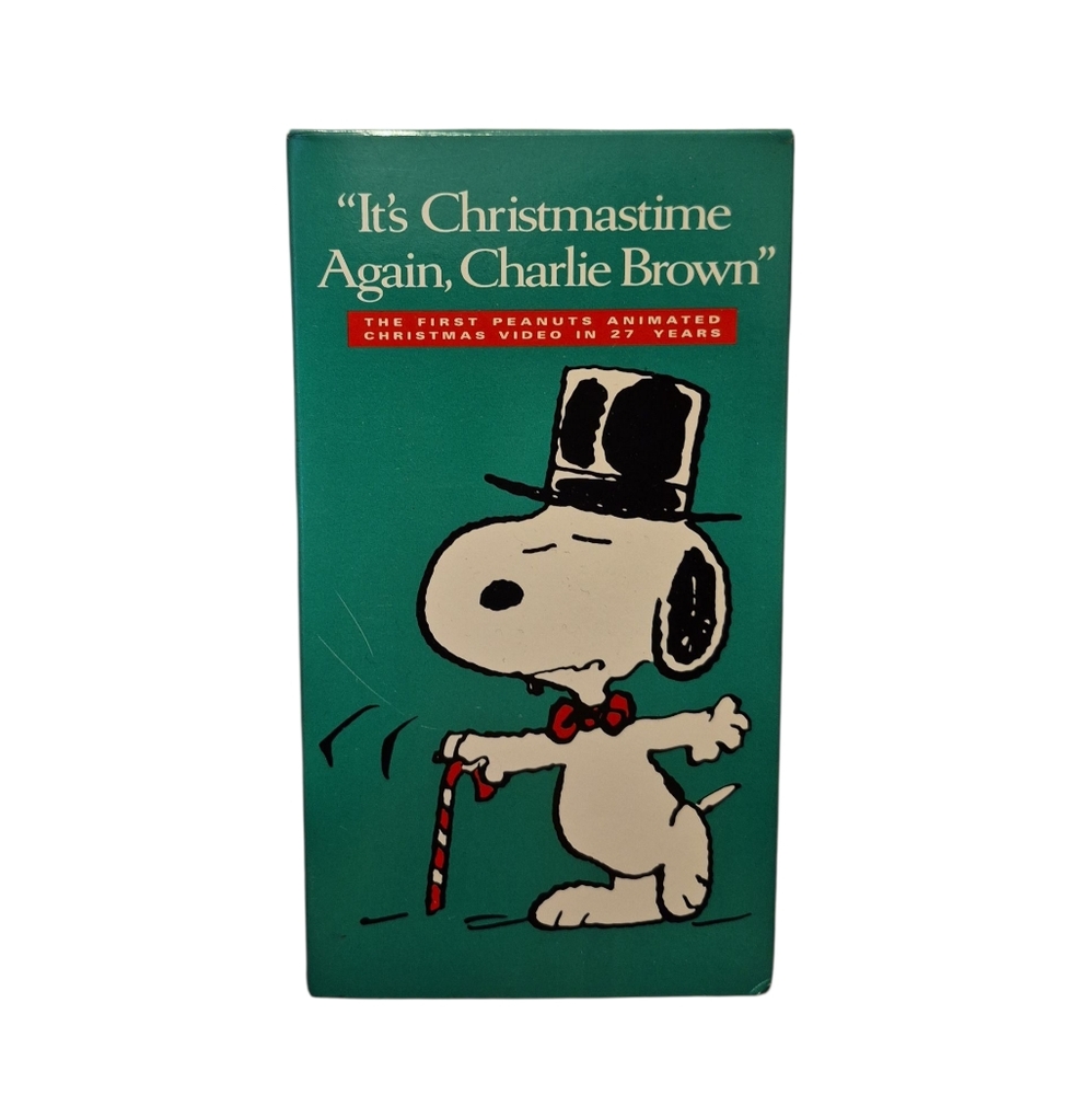 Vintage Peanuts Its Christmas Time Again, Charlie Brown VHS (Excellent) 1992